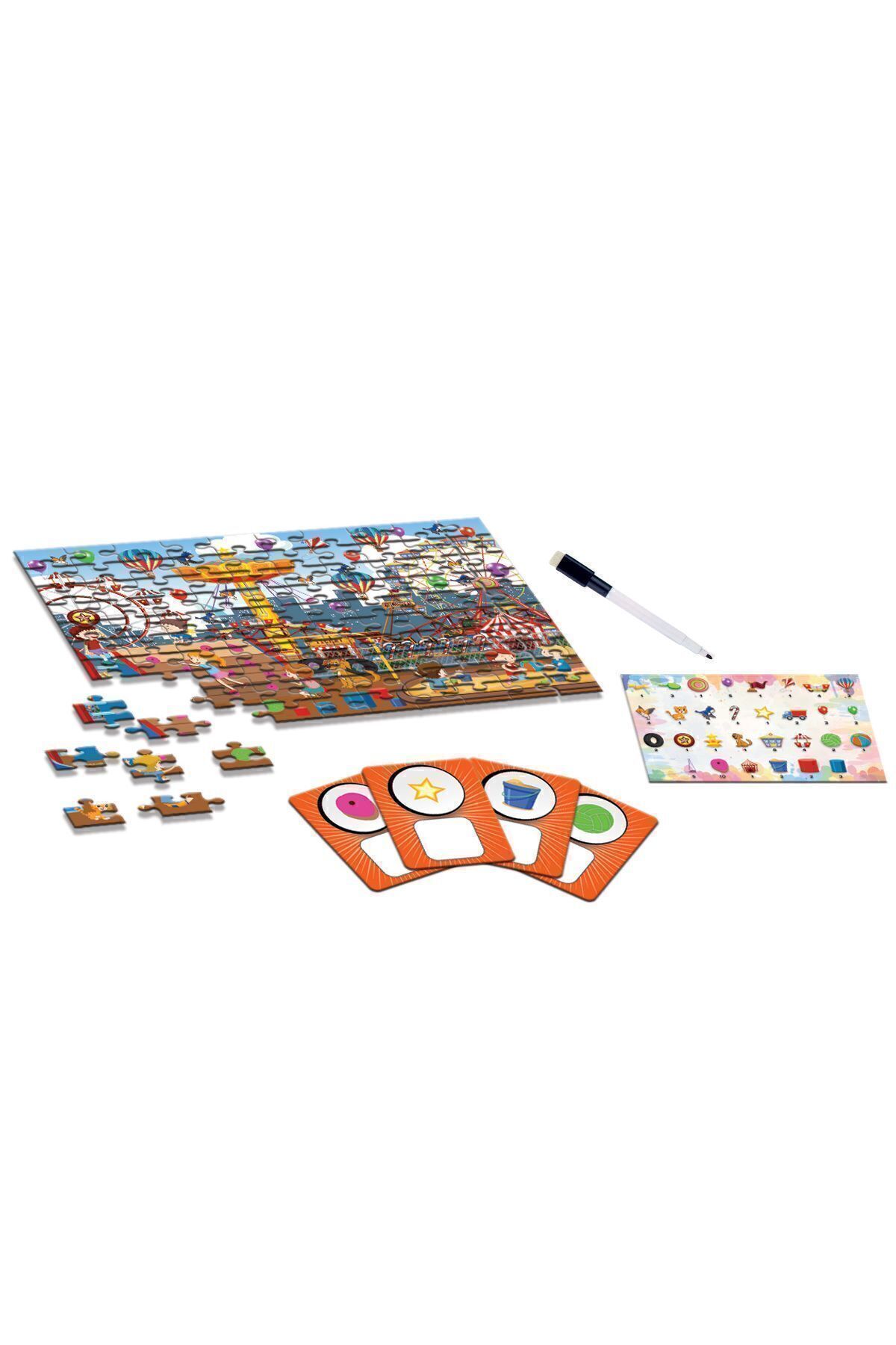 LAÇO KİDS Eğitici Benden Kaç Tane Var Lunapark Puzzle Oyun fotoğrafı 3 (önizleme)