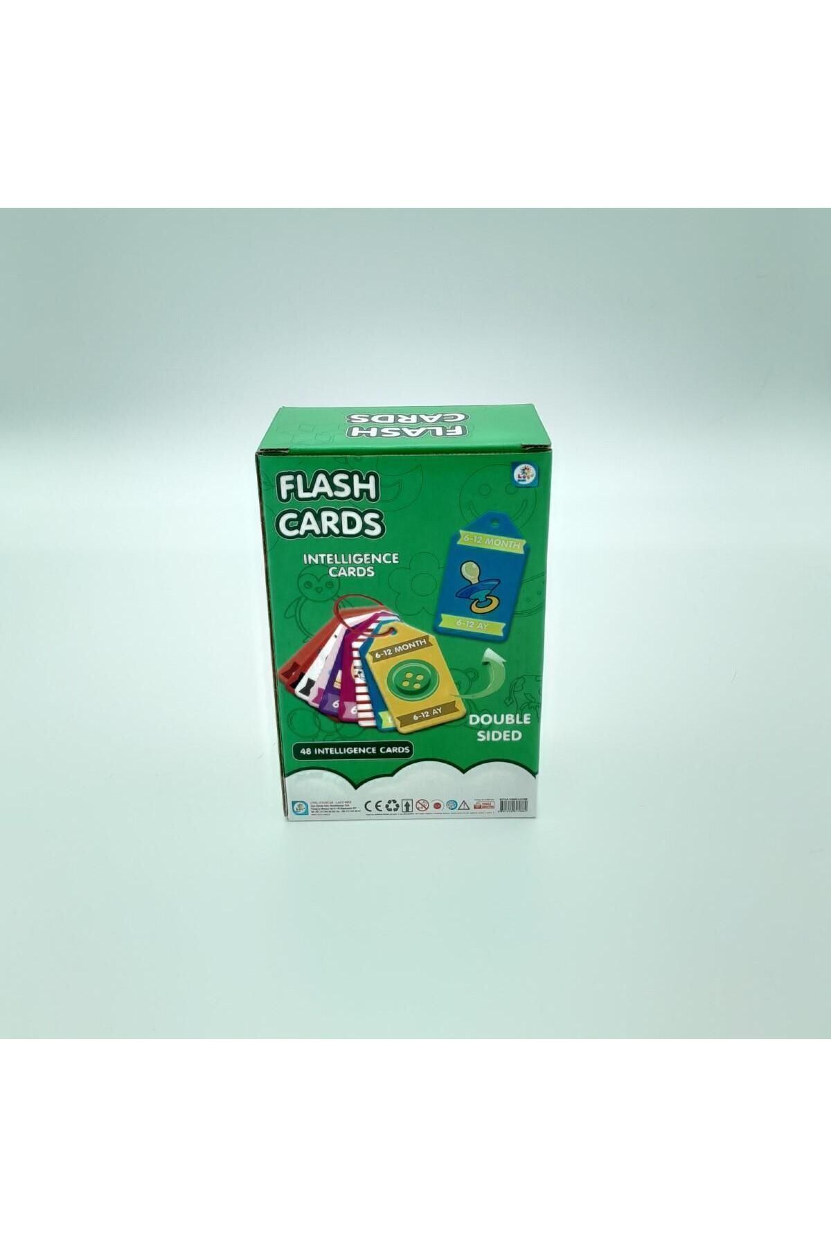 LAÇO KİDS Türkçe - Ingilizce Eğitim Oyunu Flash Kartlar Ilk Kelimelerim Zeka Kartları 48 Parça fotoğrafı 3 (önizleme)