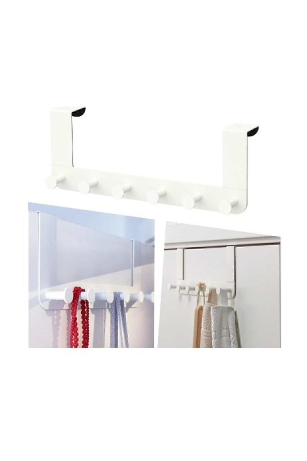IKEA 11 20 Enudden Hanger Door Back Hanger Clothes Hanger Metal White Trendyol