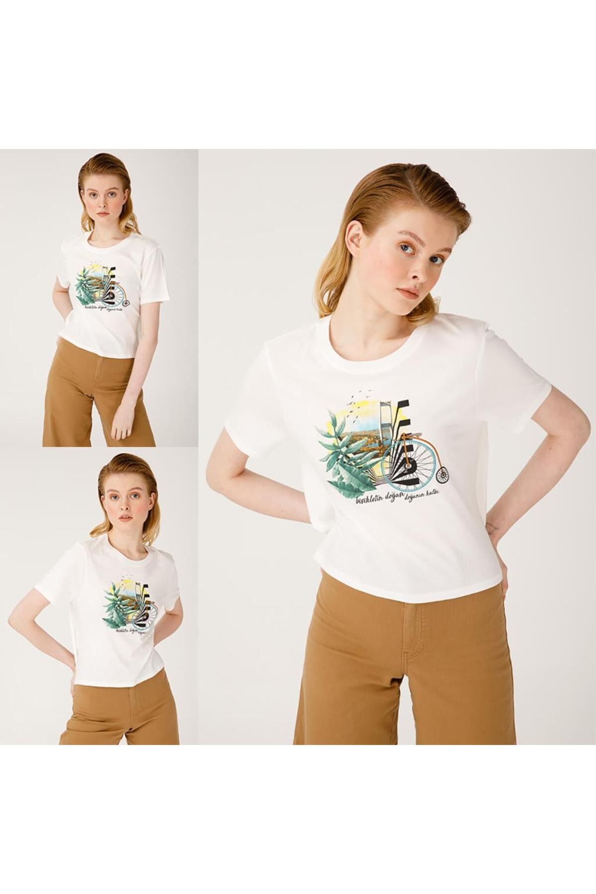 Biggdesign-Nature Bicycle on the Neck Women's T-shirt 7
