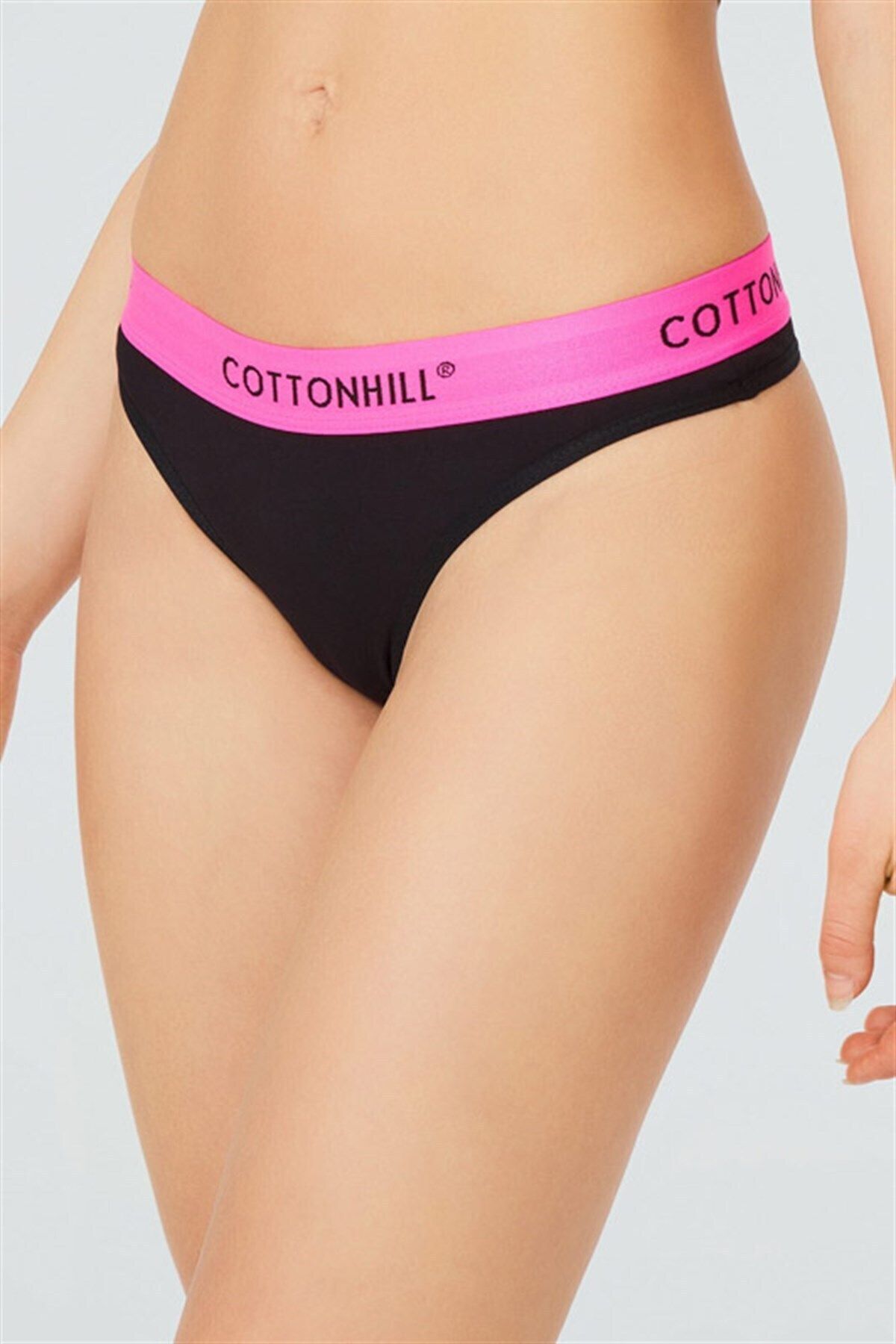 Cottonhill-Βαμβακερό Basic Γυναικείο στρινγκ κιλότ 3 Πακέτο - 2 4