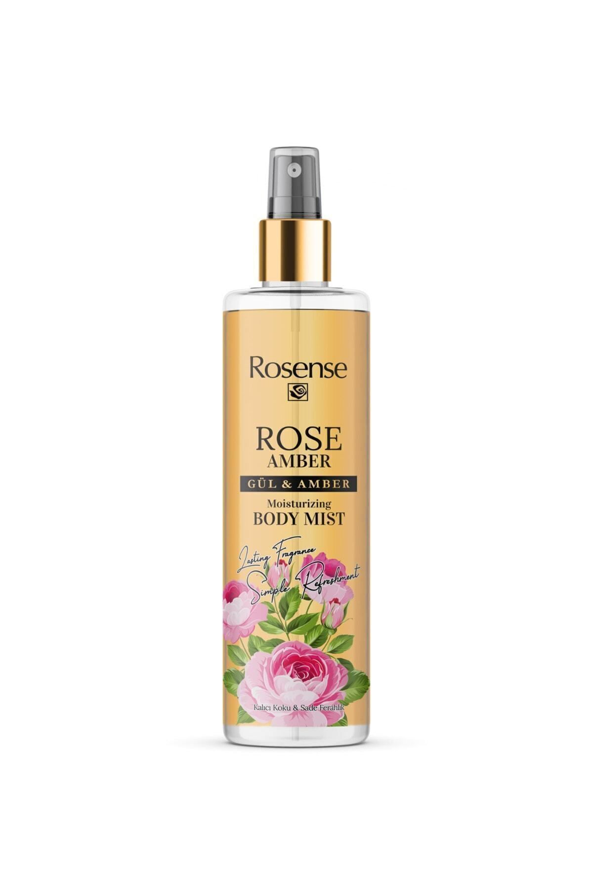 اسپری بدن بادی میست (ROSE&AMBER) 200 میلی لیتر Rosense