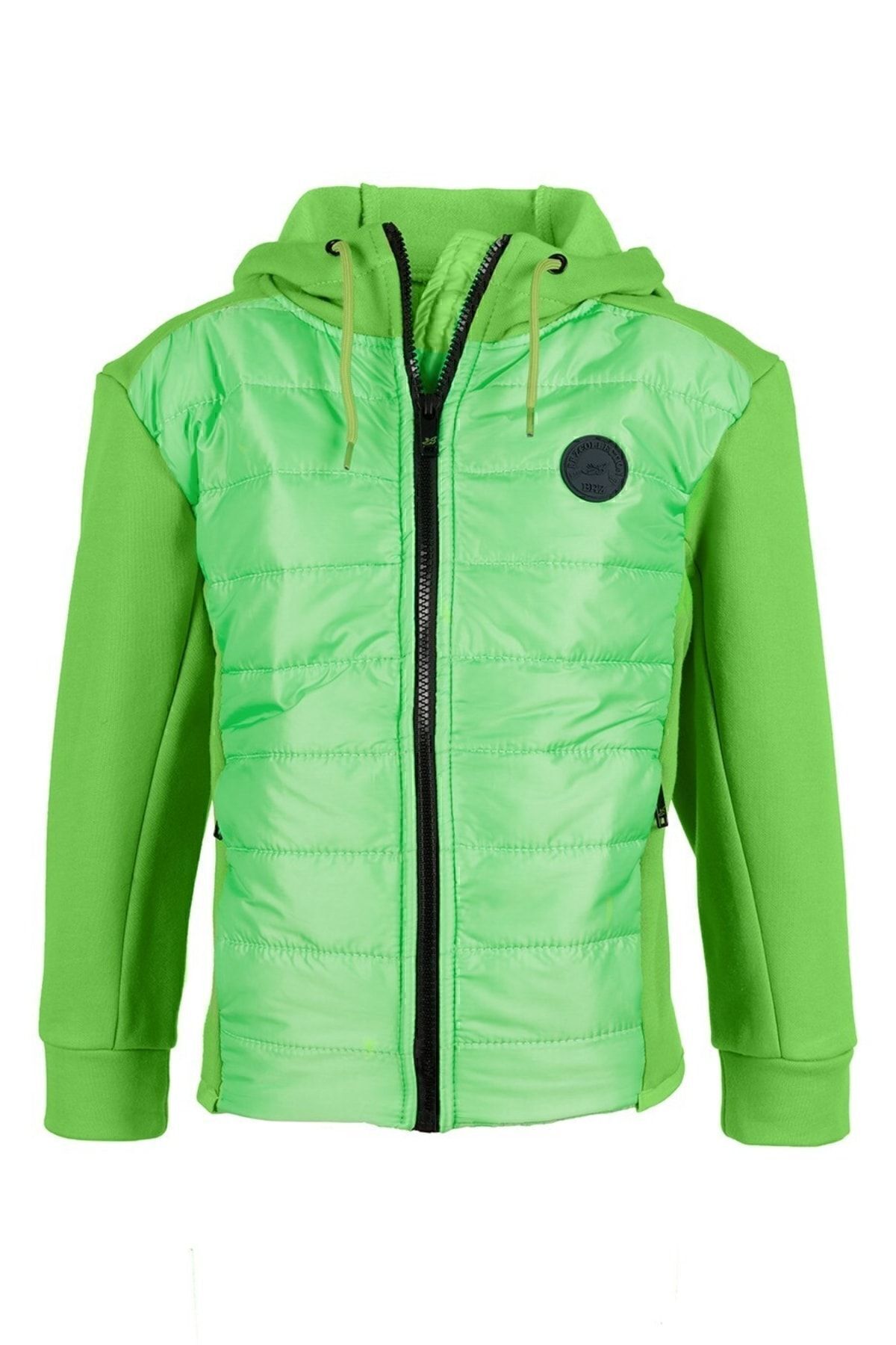 Unisex Çocuk Fermuarlı Cepli Mont