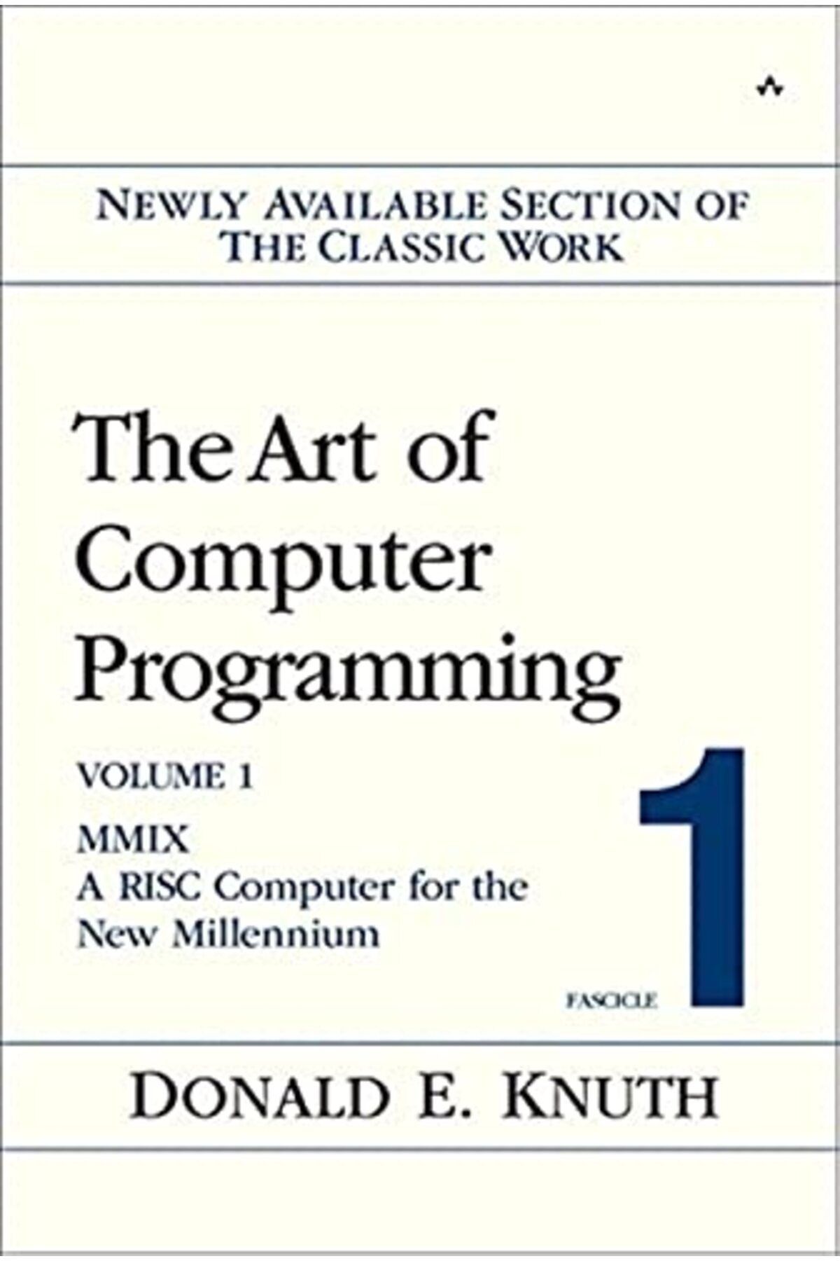 Pearson-Art Of Computer Programming Volume 1 Fascicle 1 The Mmix A Risc Computer For The New Millenni 1