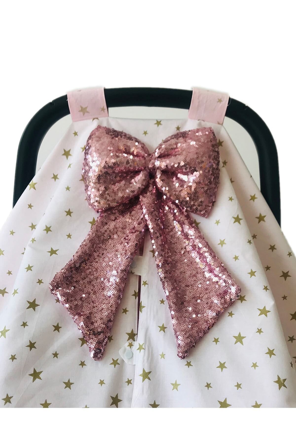 Atölye Eda Exclusive Payet Fiyonk Puset Örtüsü Çarşafı Minderi 3 Parça fotoğrafı 2 (önizleme)