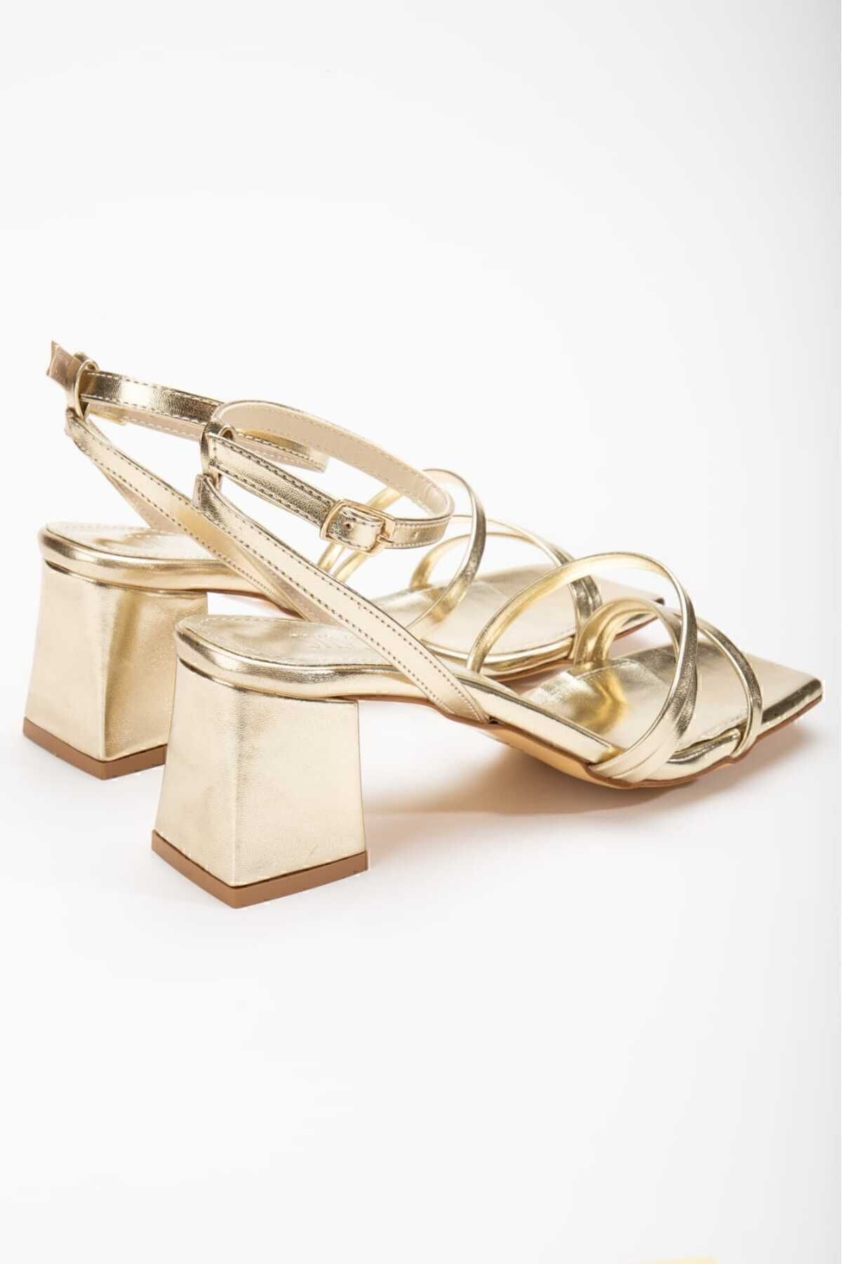 Fintas  Topuklu Bantlı Kadın Sandalet - Görsel 2