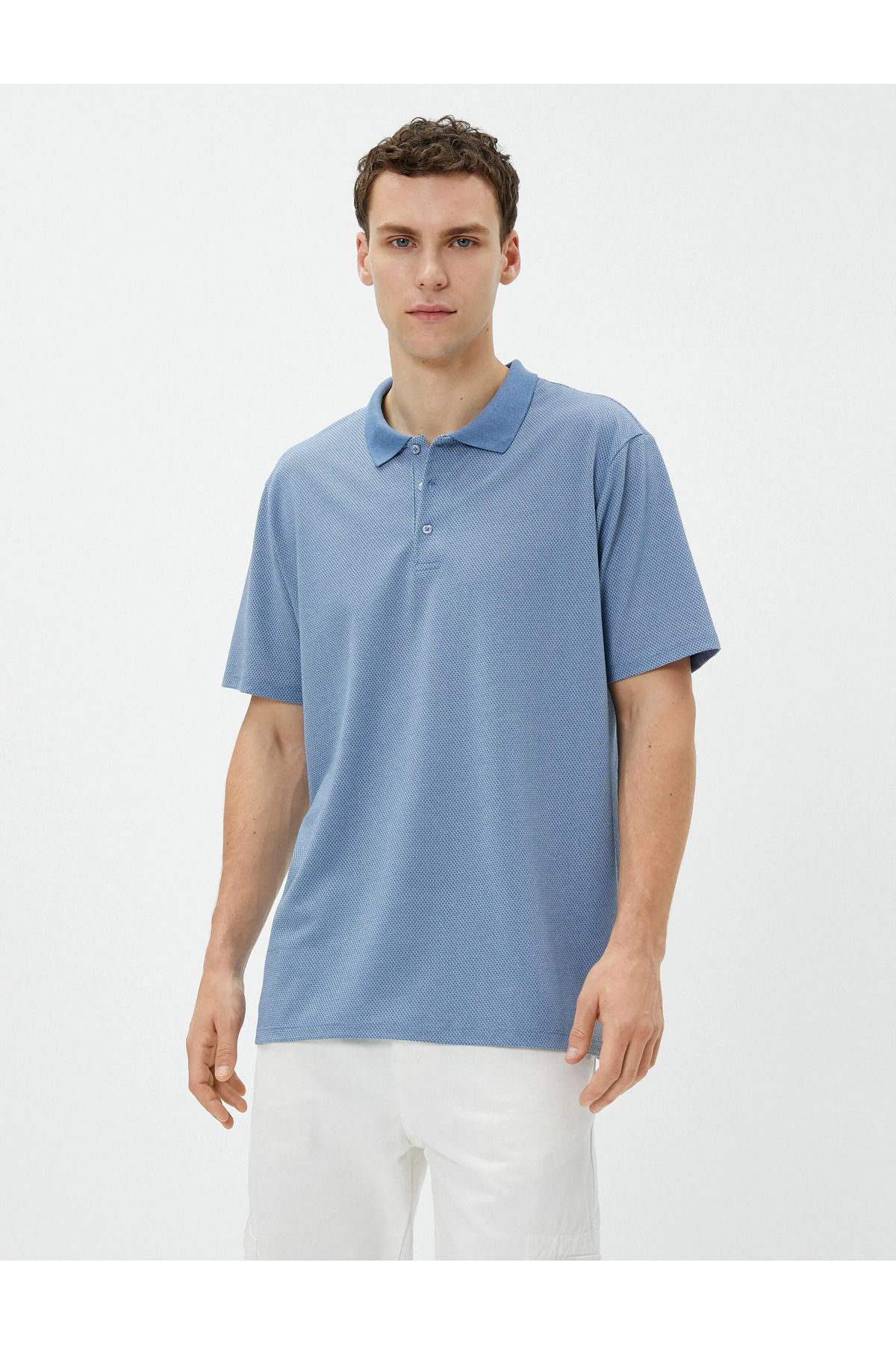 تیشرت مردانه آبی کوتون | SS0000000032116 اورجینال - تصویر 3