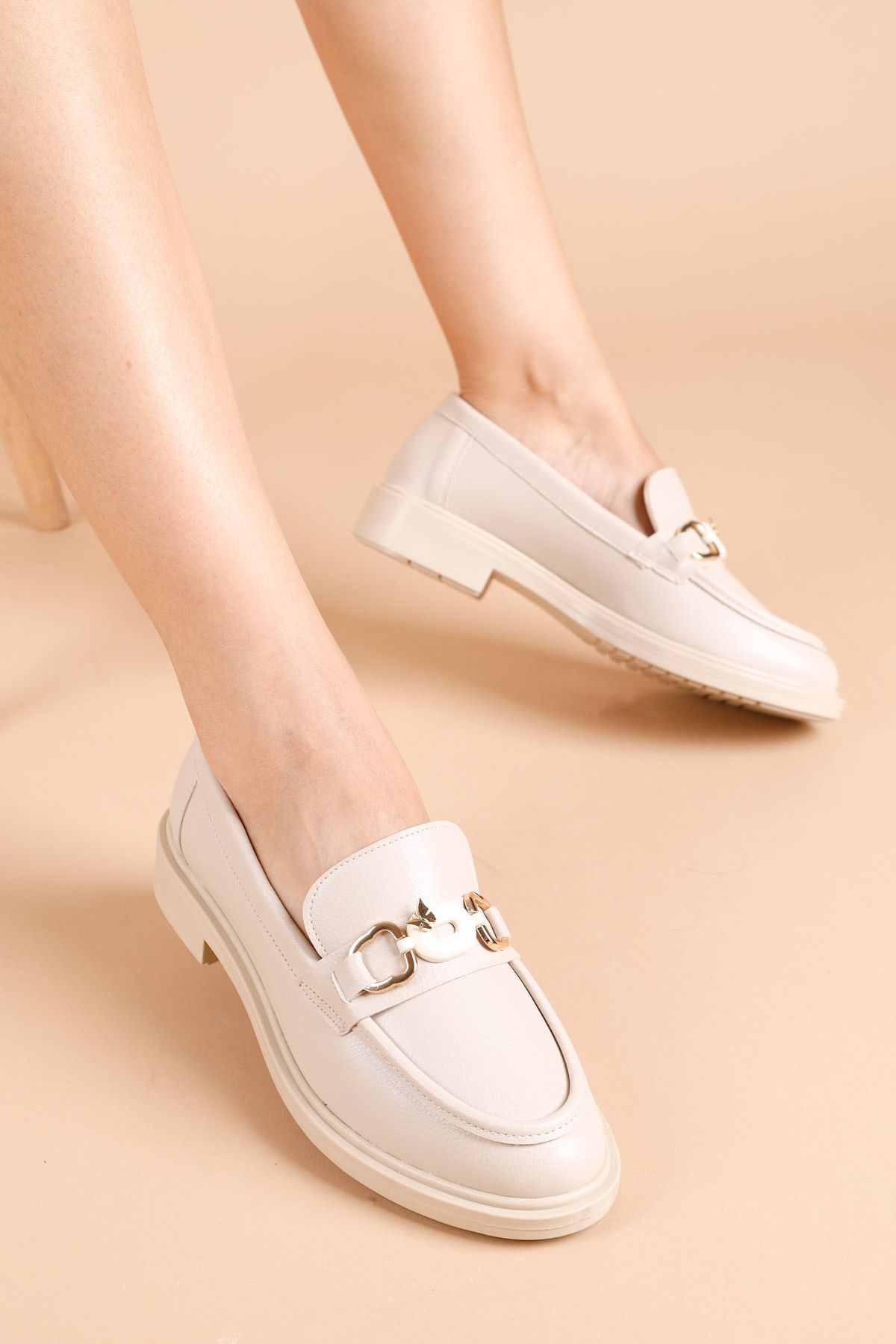 Getcho-Pantofi Mader de damă bej 1