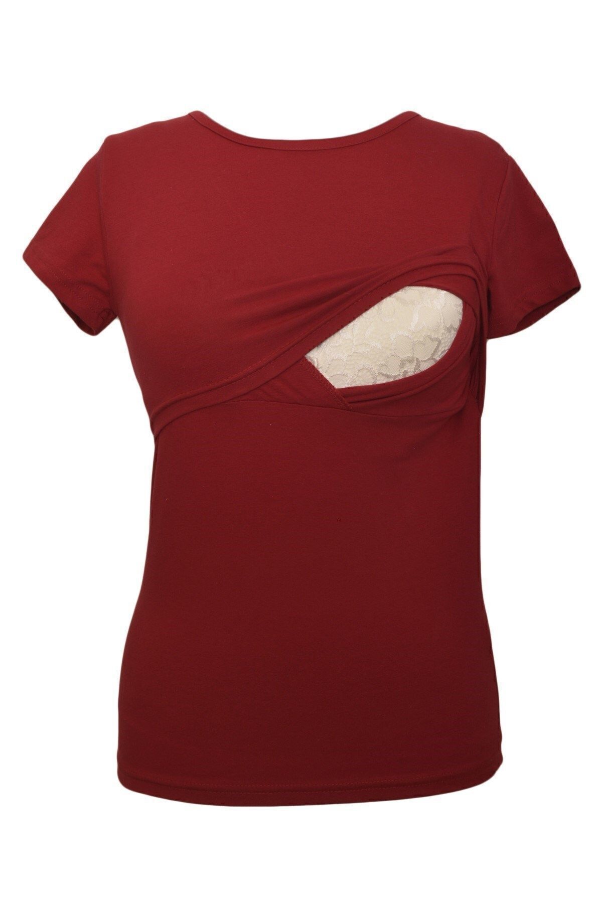 Luvmabelly-Maternitate 2501_2516 Tricou de maternitate din bumbac pentru alăptare (9 CULORI DISPONIBILE) 1