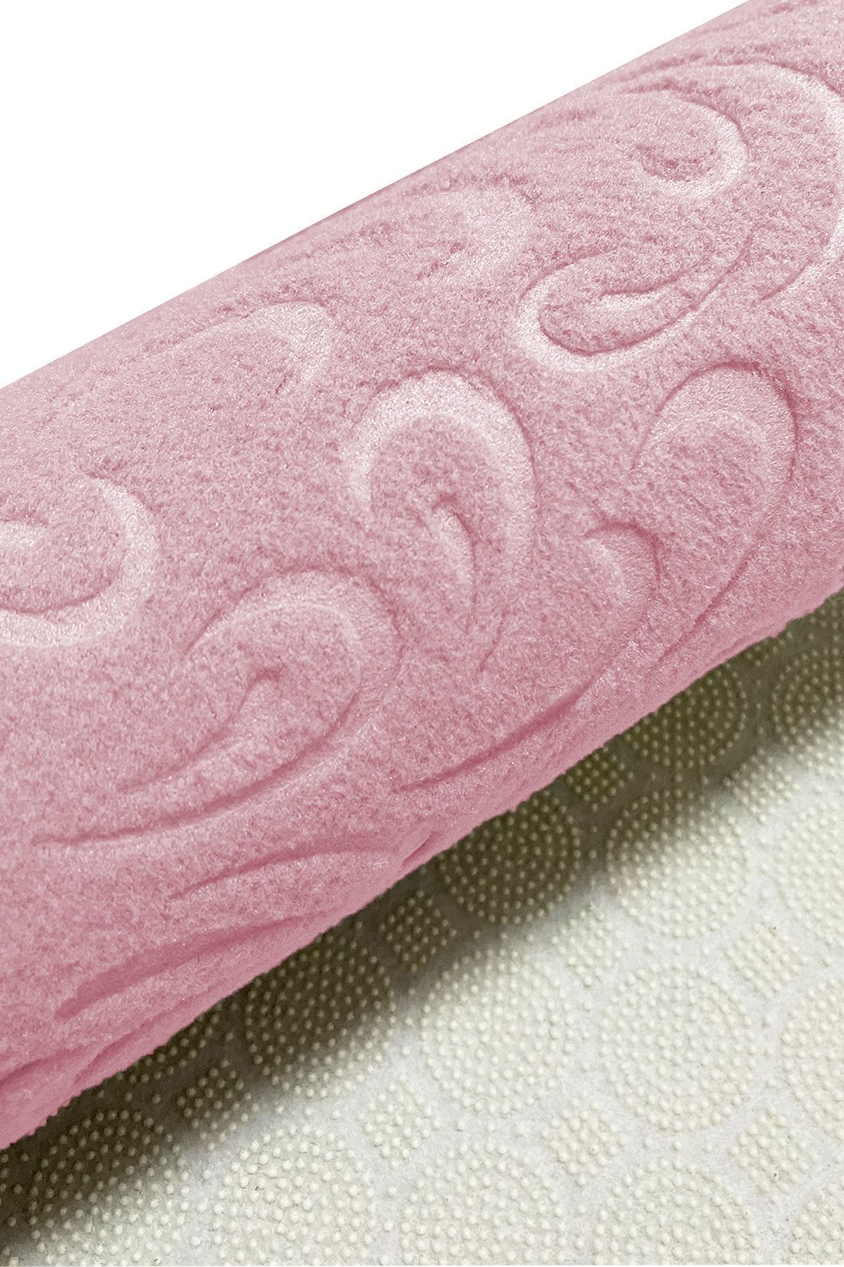 Chilai Home-Embos Pink Μοκέτα Μπάνιου 2 τεμαχίων Tpmk 2