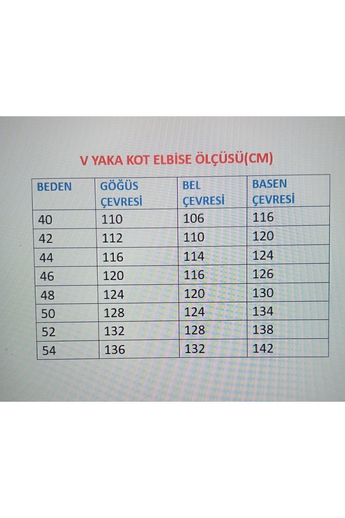 AKŞEN GİYİM-Blugi subțiri de mărime mare, țesătură denim, cu decolteu în V, mâneci scurte, rochie cu două buzunare 4