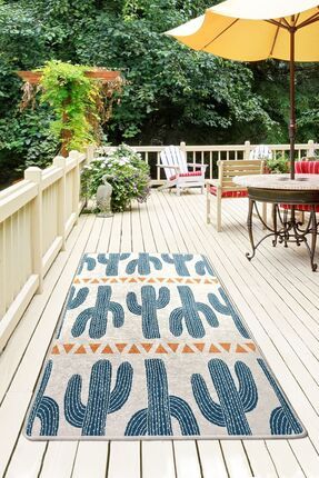 Chilai Home Cactus Tıme Balkon Ve Teras Halısı Djth