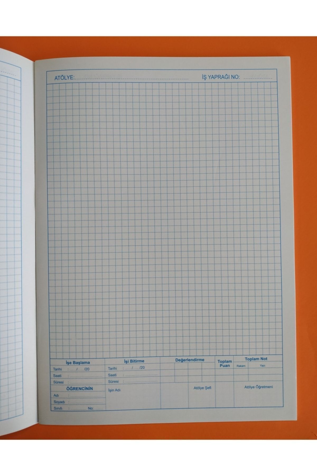 DEFTERSAN-Workshop Temrin Notebook 40 Sheets 1 Piece 2