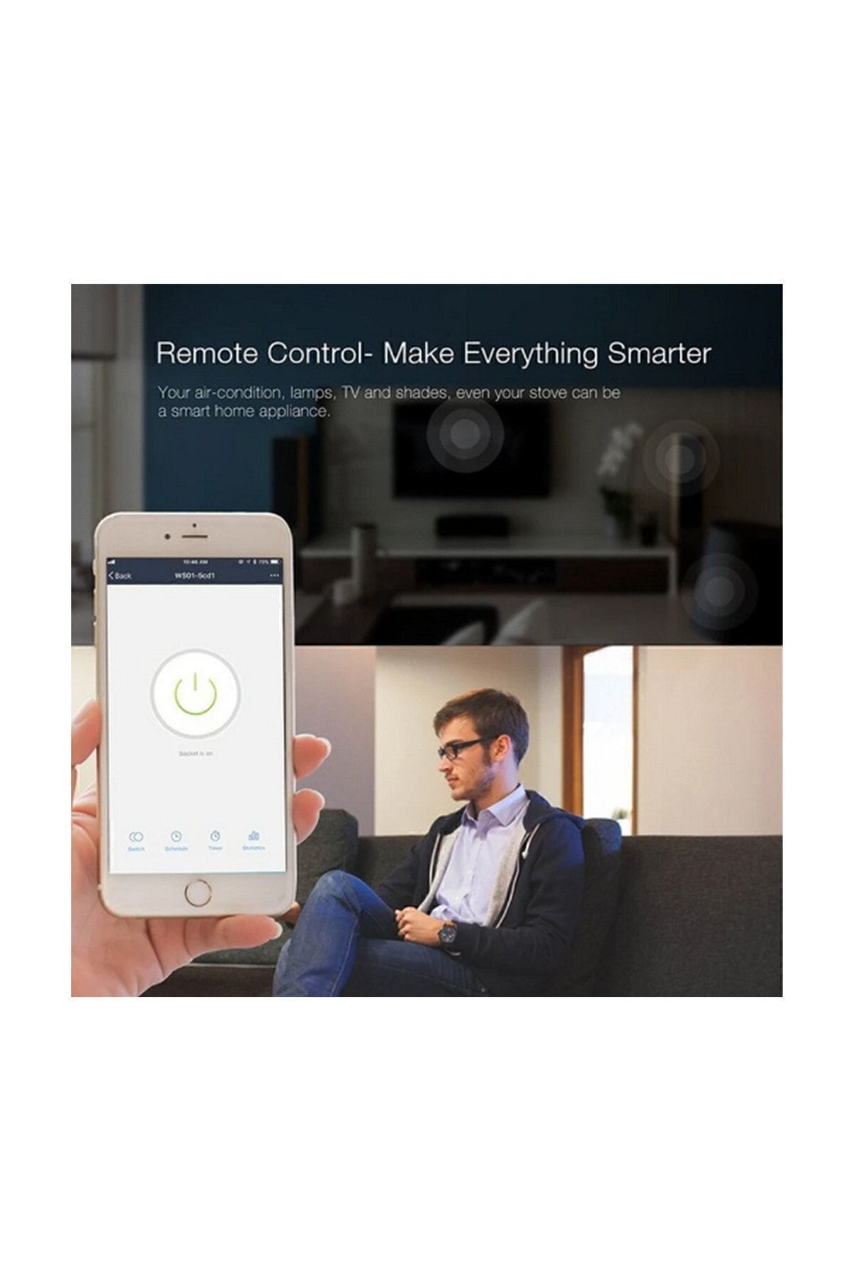 Vothoon-Surge Protected Smart Socket Wifi Tuya Supported Android And Ios 3