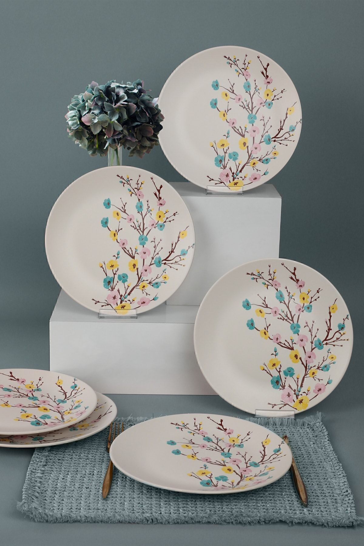 Keramika-Spring Bud Serving Plate 26 Cm 6 Pieces 1