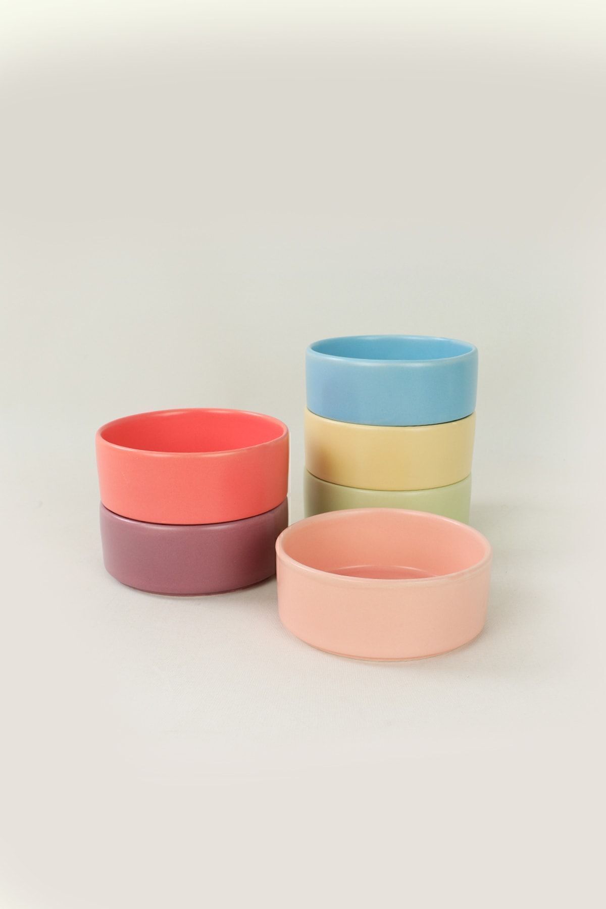 Keramika-Mix Matte Soft Stackable Soup Bowl 14 Cm 6 Pieces 2