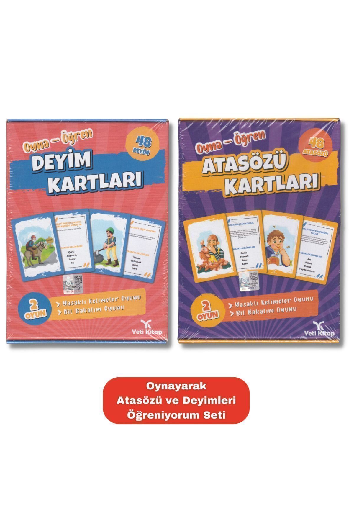 Oynayarak Atasözü ve Deyimleri Öğreniyorum Seti (Atasözü ve Deyim Kartları )