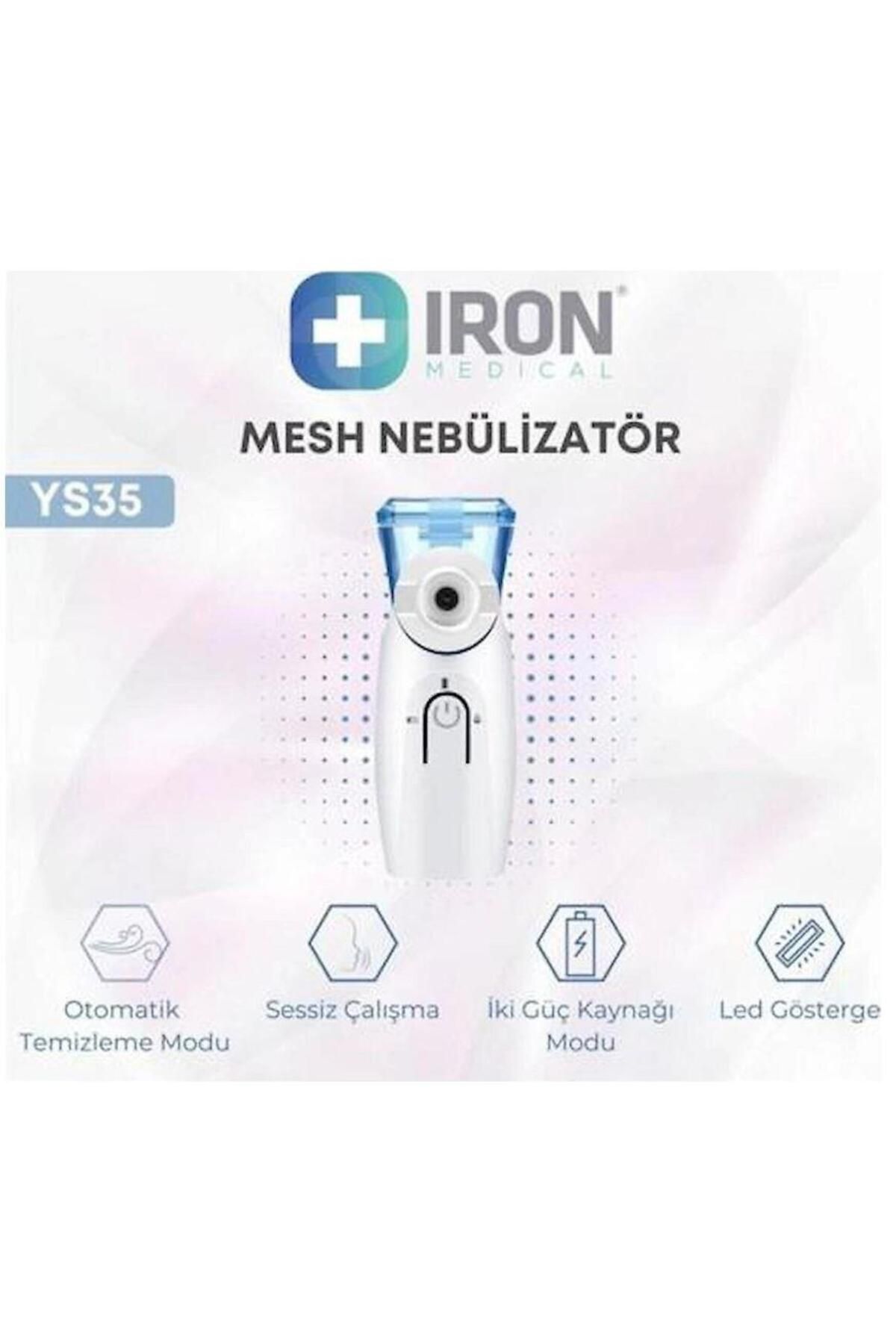 IRON Mesh Nebülizatör Şarjlı