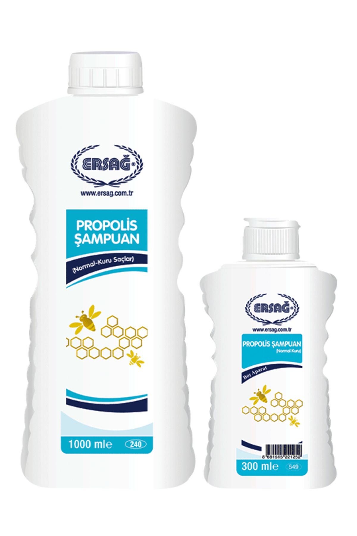 Ersağ Ersağ Aparatlı Propolisli (Normal-Kuru) Şampuan 1000 ml