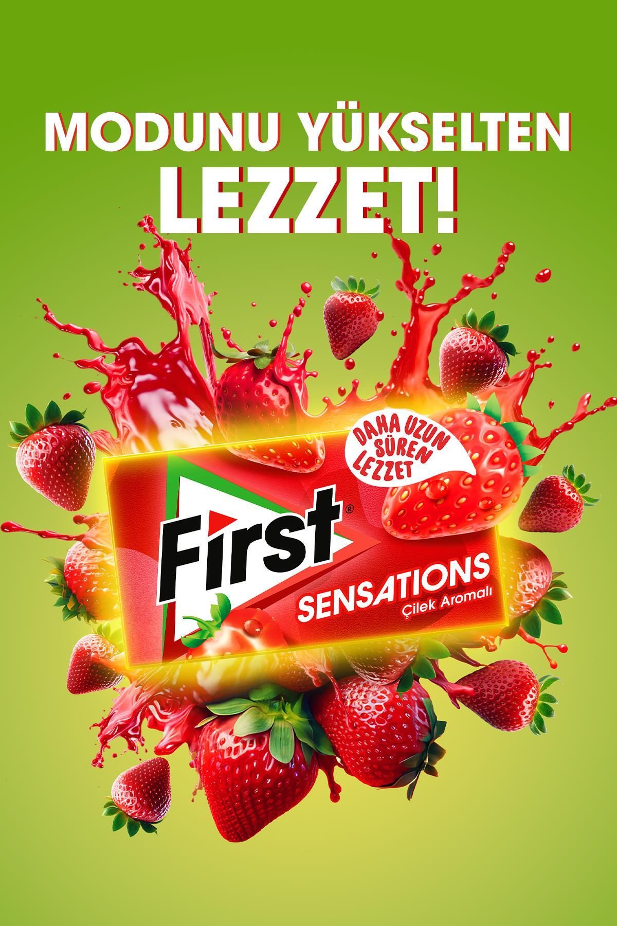 First Sensations Çilek 27gr - 12 Adet