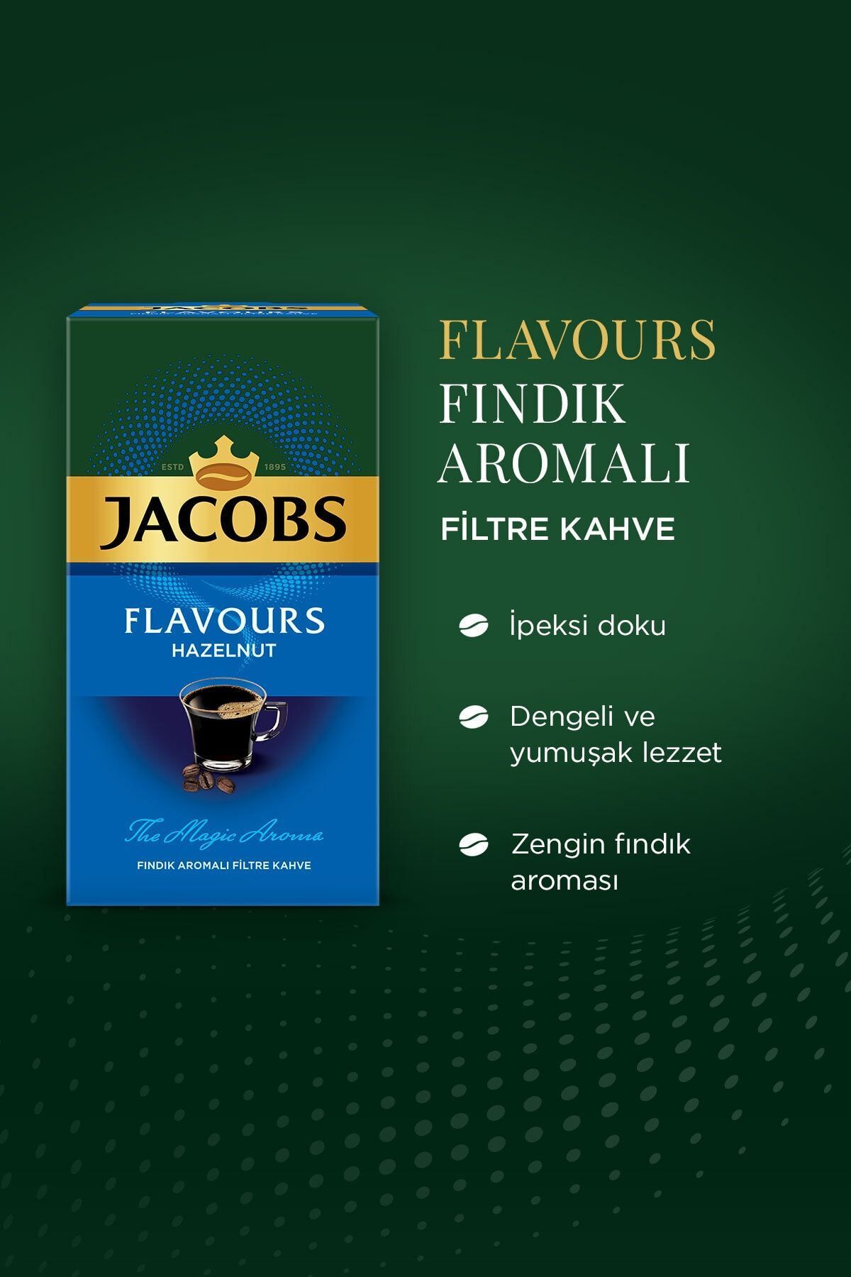 Jacobs-Hazelnut Flavored Filter Coffee 250 Gr X 4 Pieces 2
