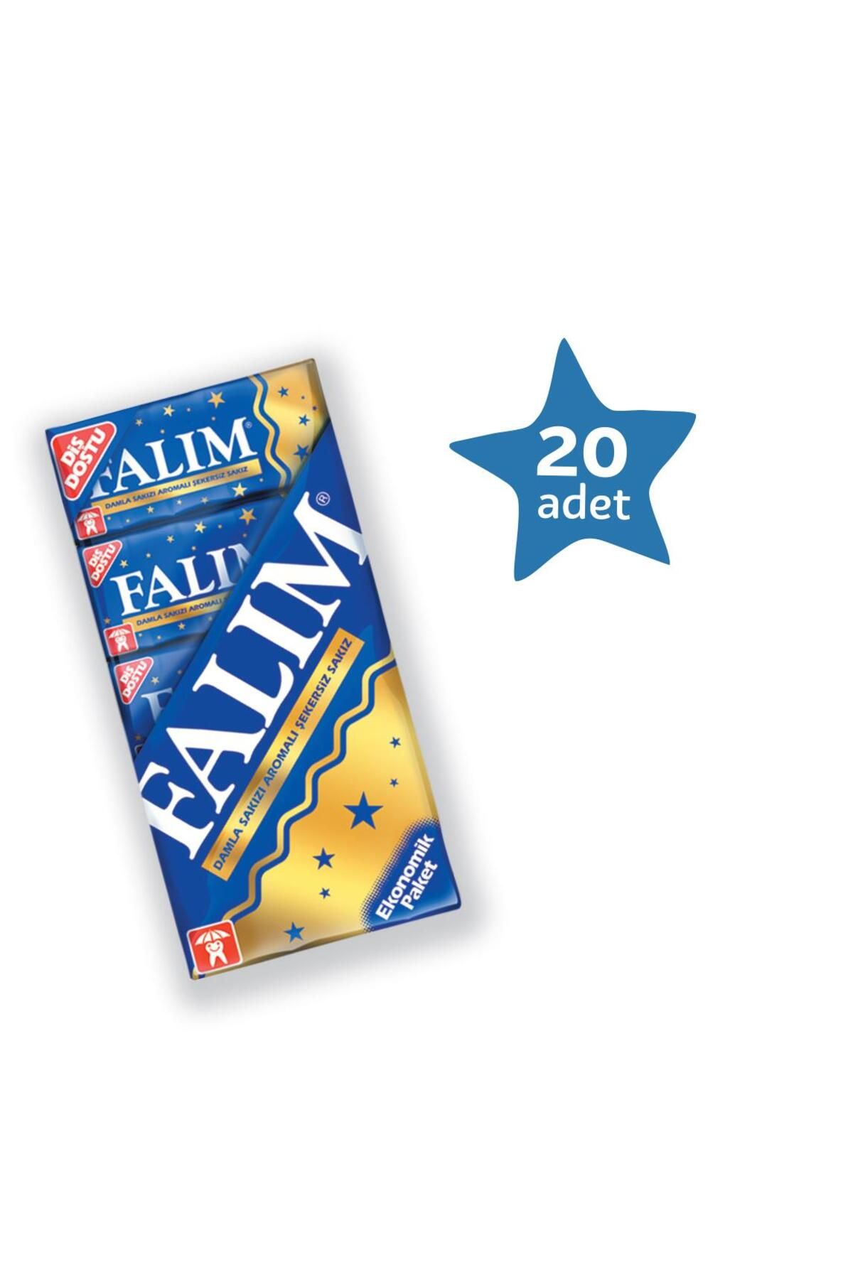 Falım Damla Sakızlı 5'li Paket 35gr - 20 Adet