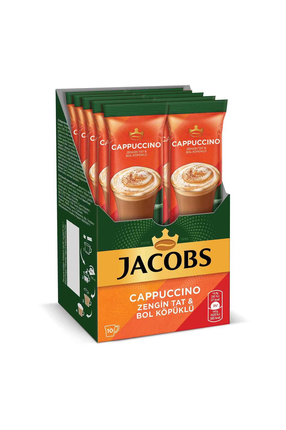 Jacobs Cappucıno 10'lu 14.8 gr