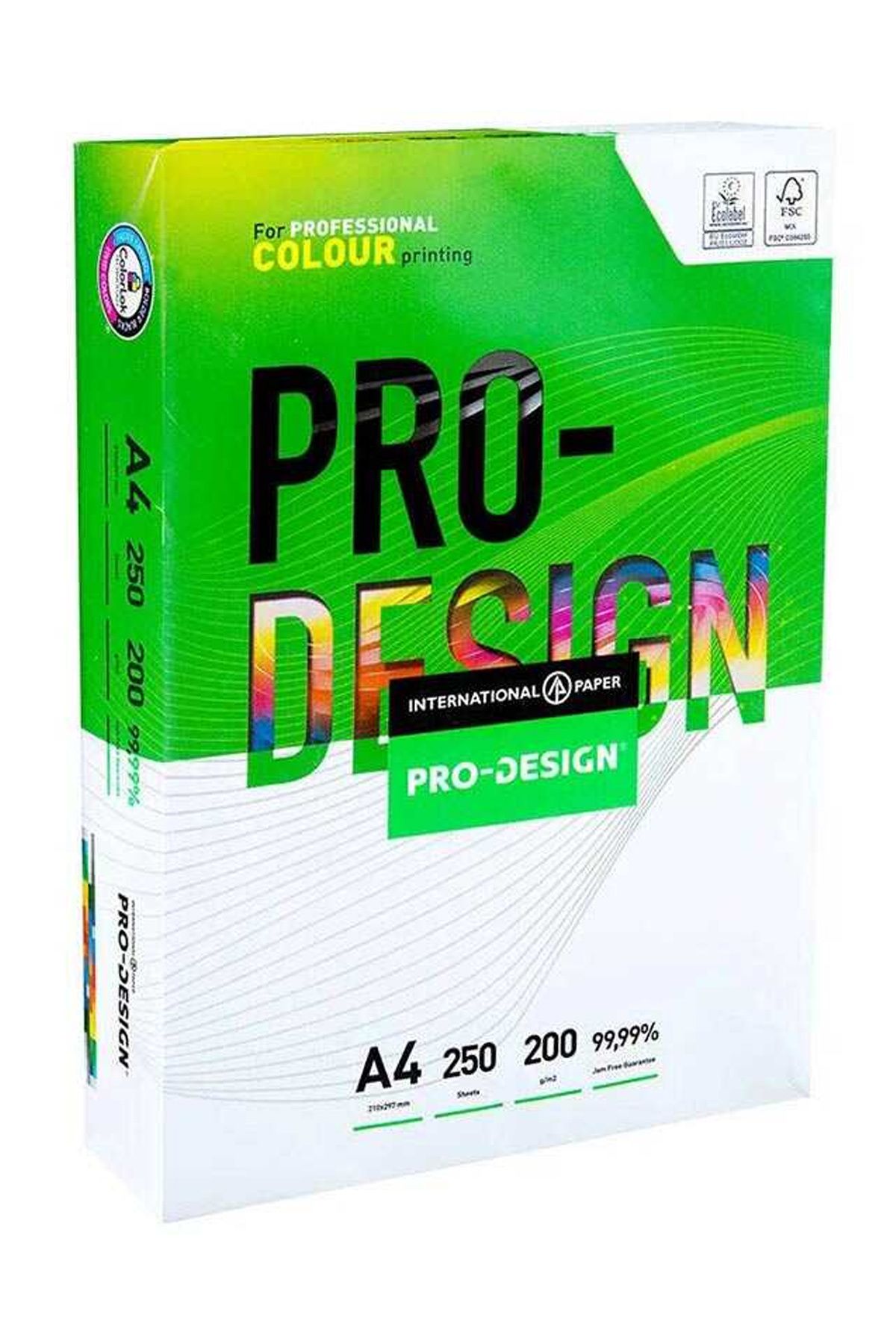 Kareem Pro-Design A4 250 gr 250 Yaprak Beyaz Fotokopi Kağıdı