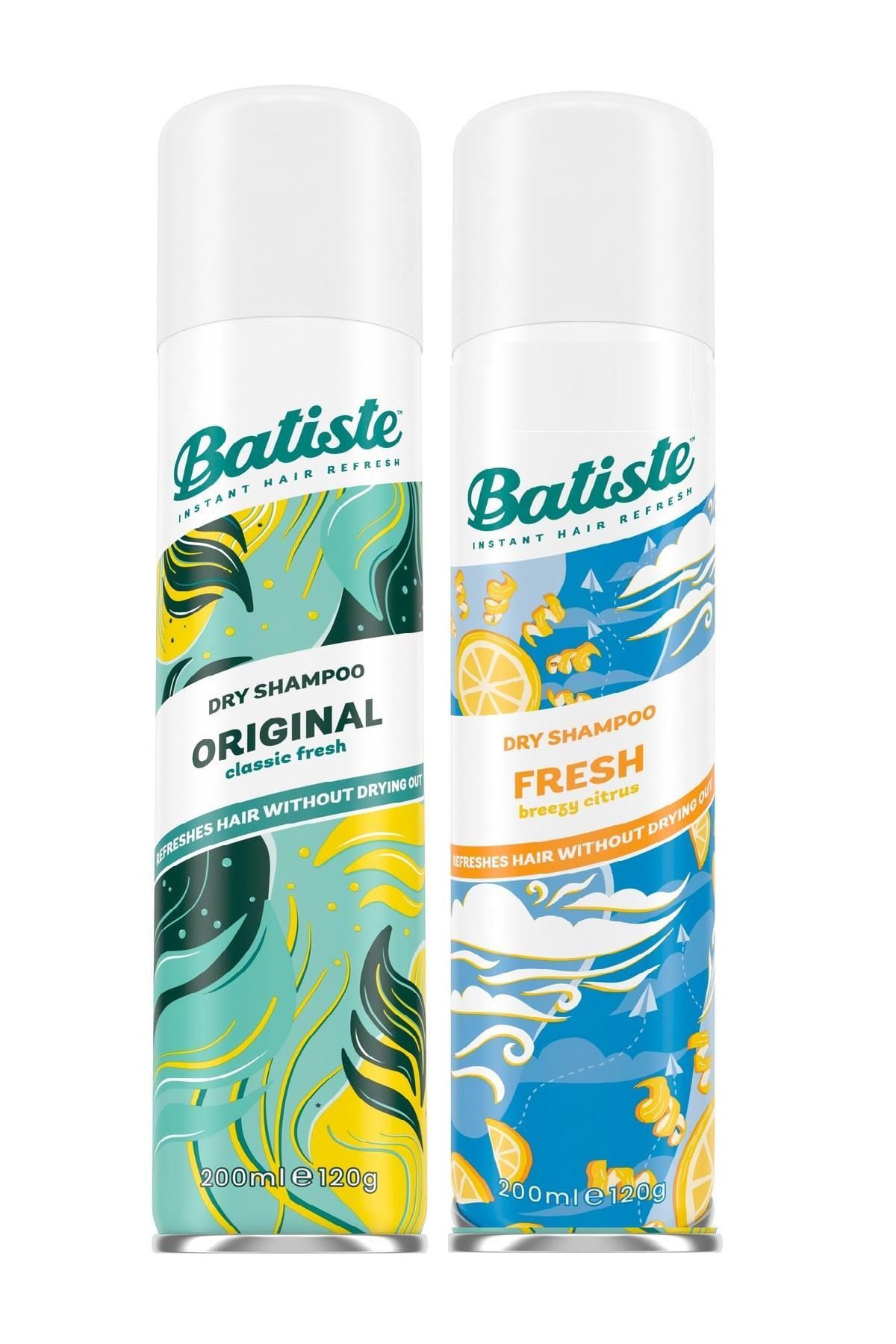 Batiste Kuru Şampuan Orıgınal 200 ml Kuru Şampuan Fresh 200 ml