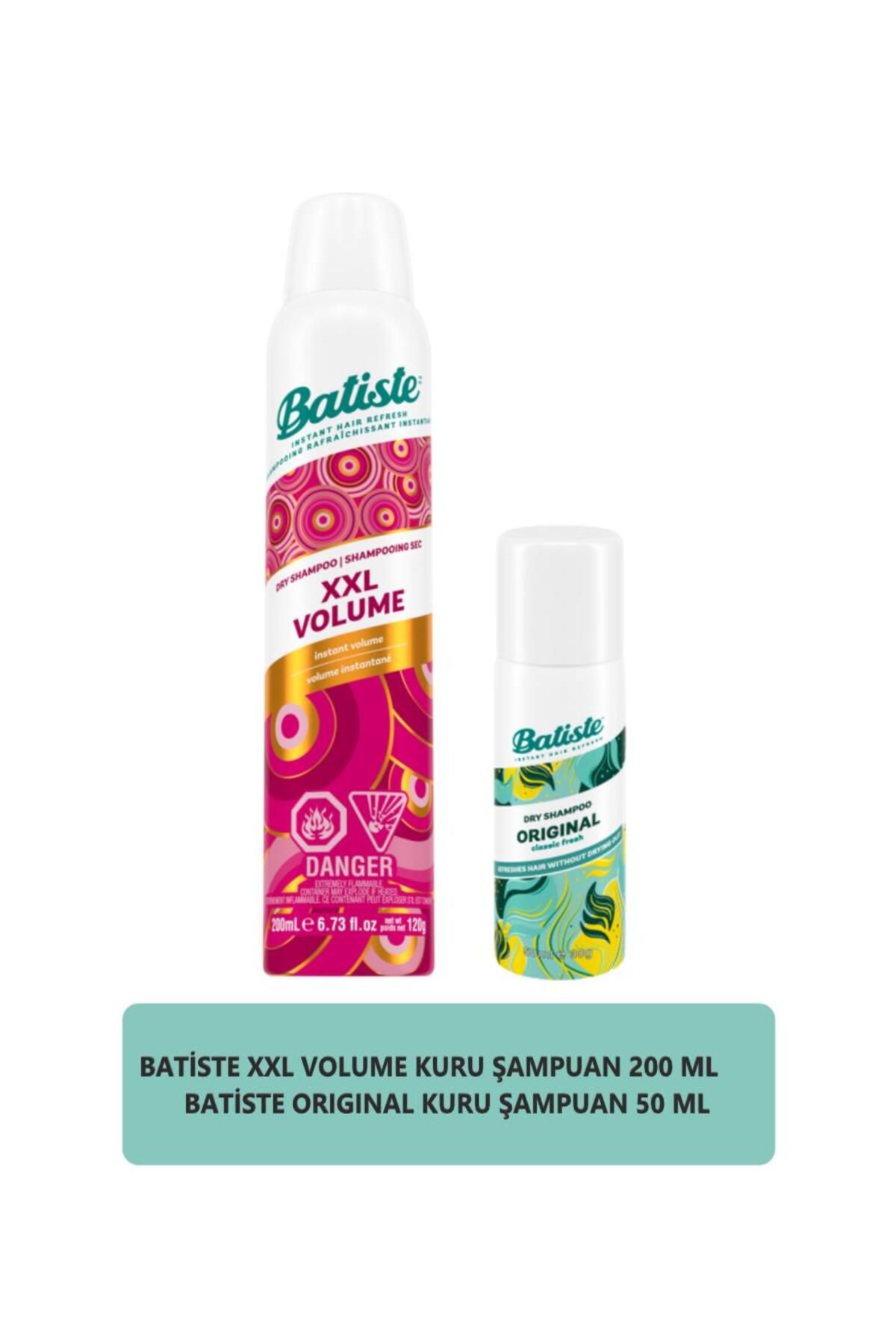 Batiste Kuru Şampuan Xxl Volume 200 ml Kuru Şampuan Orıgınal 50 ml