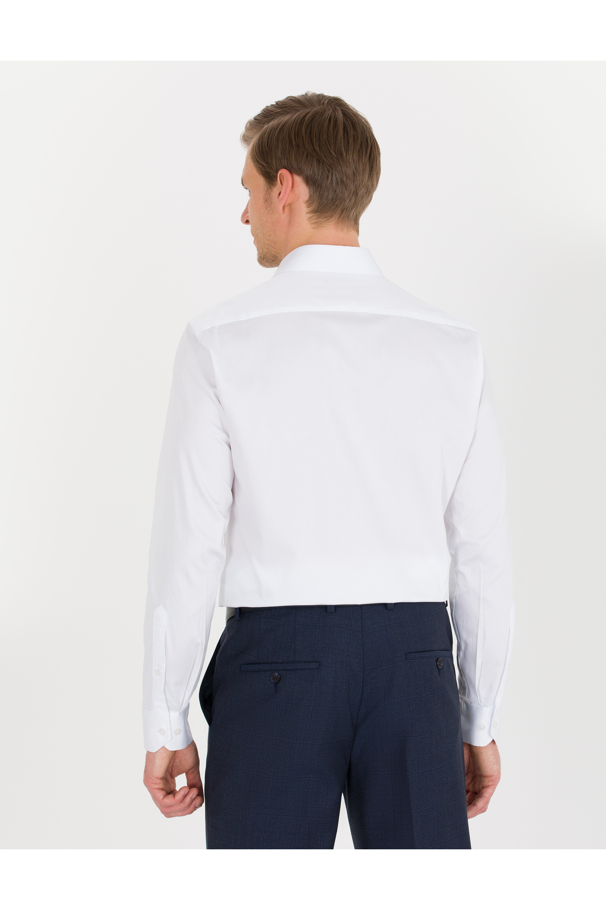 پیراهن مردانه راسته آستین بلند | پیر کاردین Pierre Cardin 659051 - تصویر 5