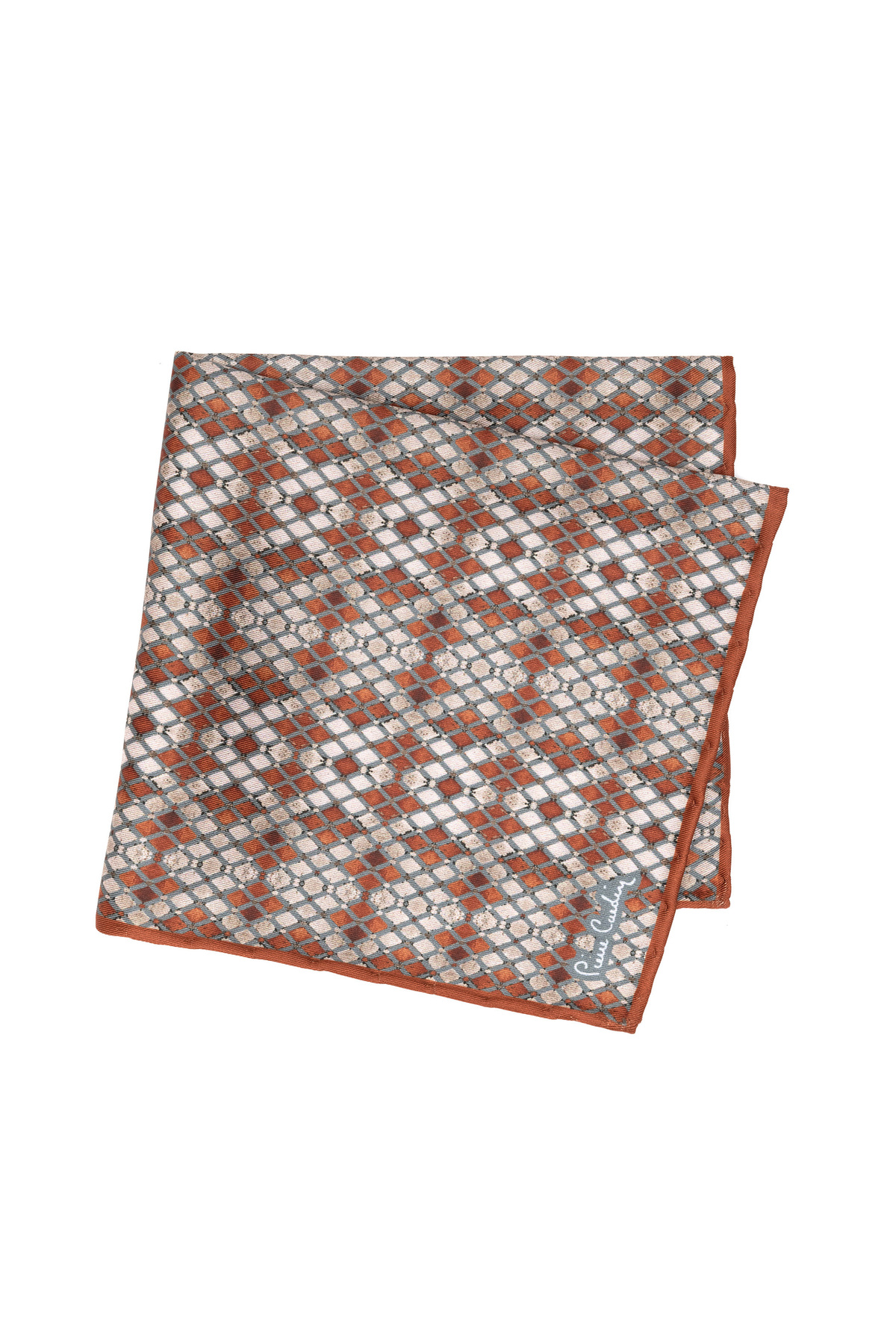 پیر کاردین دستمال طرح‌دار نارنجی ۵۰۲۶۲۲۳۵-۵۷۱