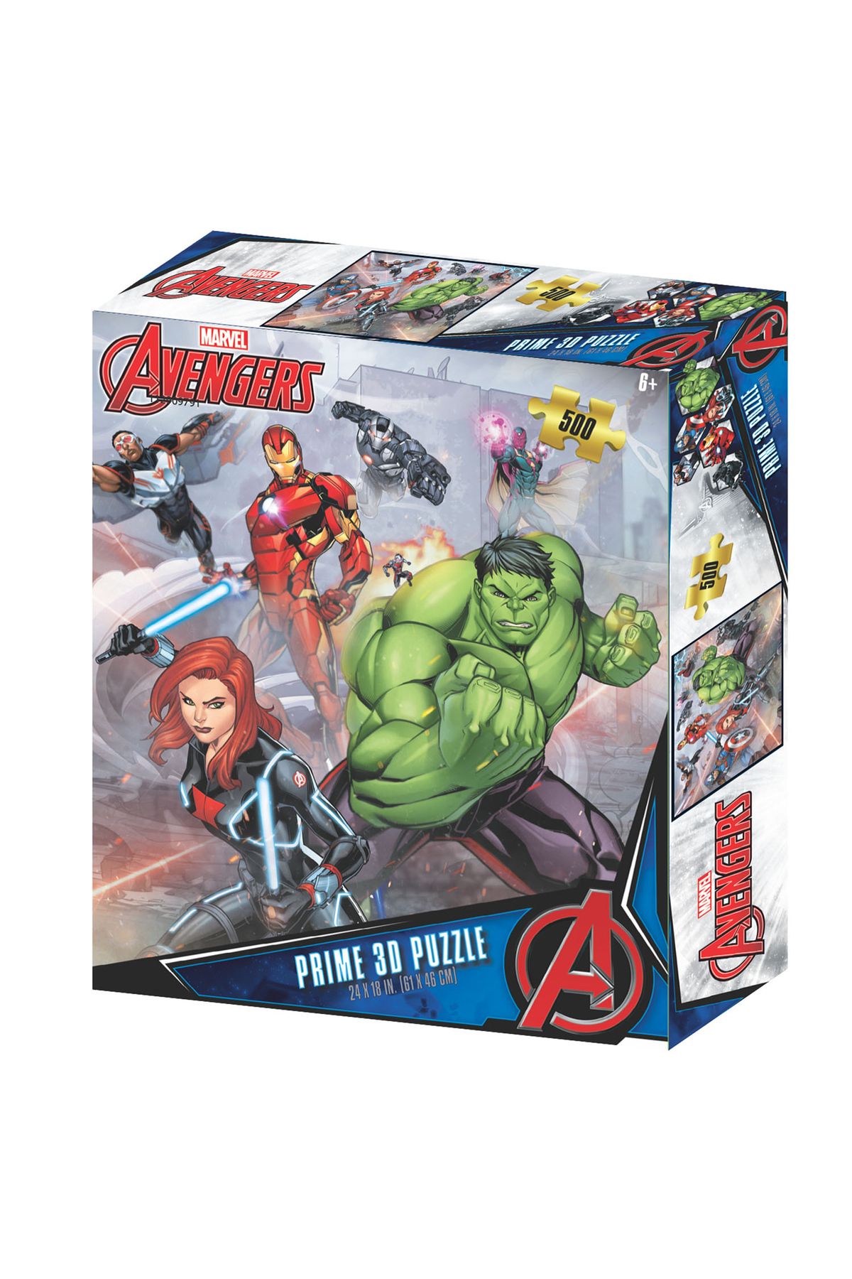 Prime 3D - Avengers 500 Parça Yetişkin Puzzle 32602