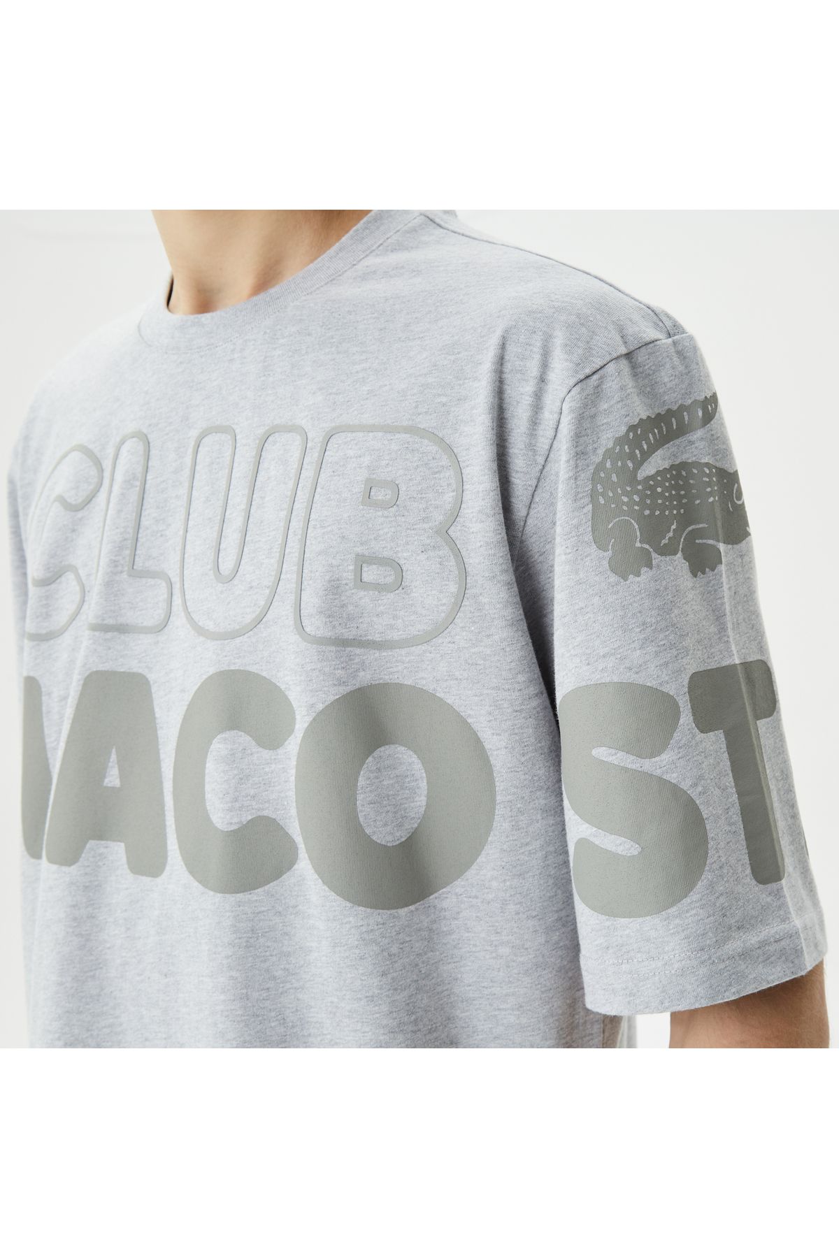 تی شرت سفید مردانه اصلی Lacoste