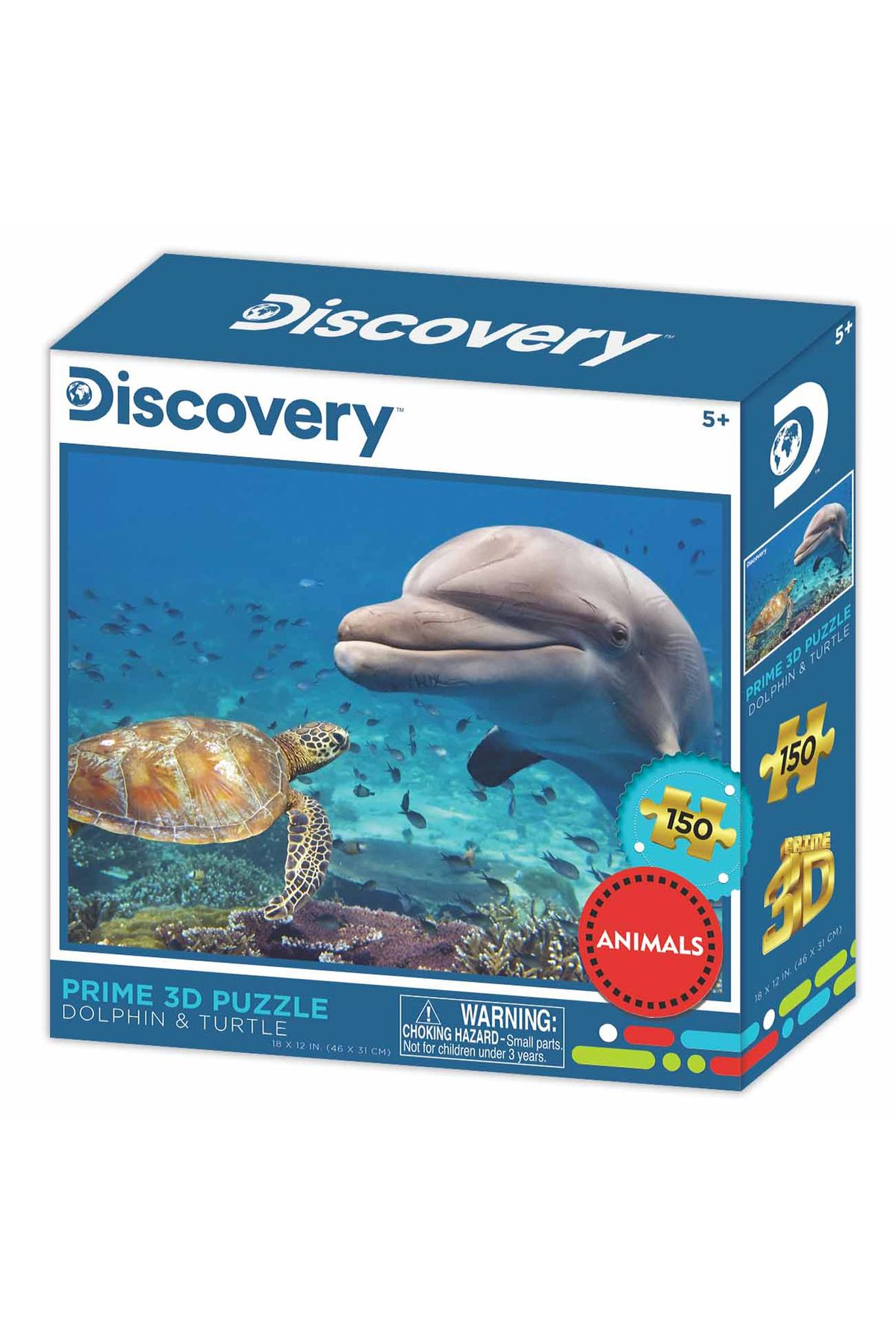 Prime 3D - Yunus ve Kamplumbağa 150 Parça Puzzle 10964