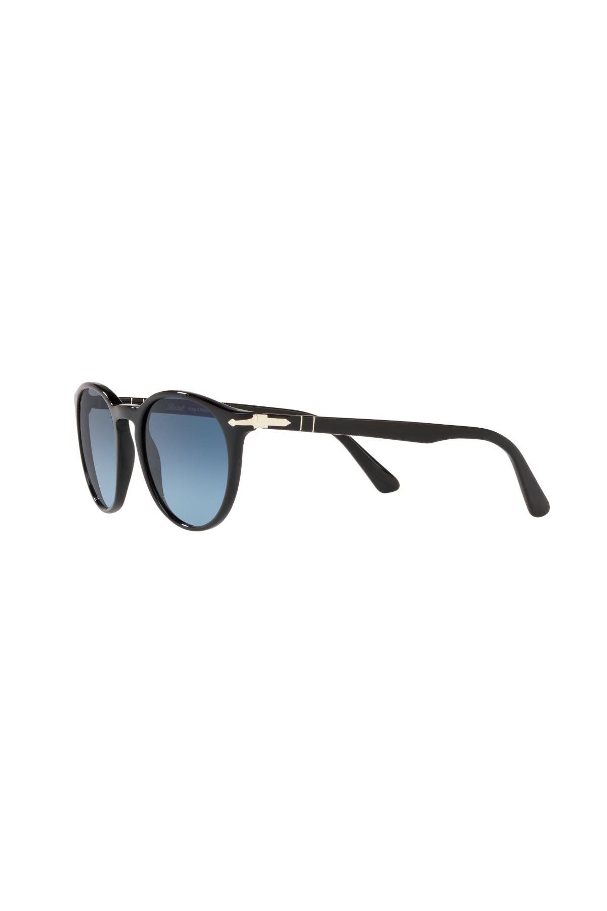 عینک آفتابی مشکی مردانه و زنانه سیاه 3152s 9014 Q8 49 20 Persol