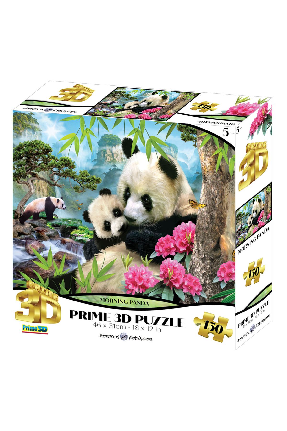 Prime 3D - Panda Günaydın 150 Parça Puzzle 10953
