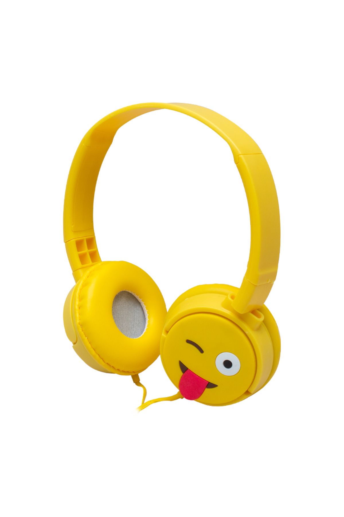 atesin online Kt-3156 3.5mm Jacklı Kablolu Üstü Emoji Kulaklık