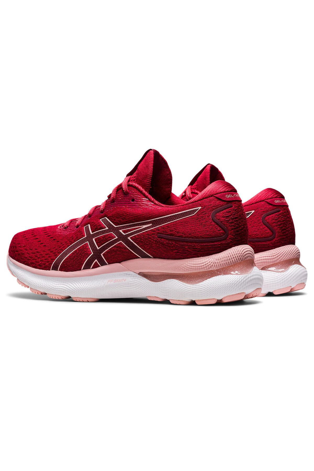 Asics-Gel-Nimbus 24 Women's Red Running Shoes 1012B201-601 5