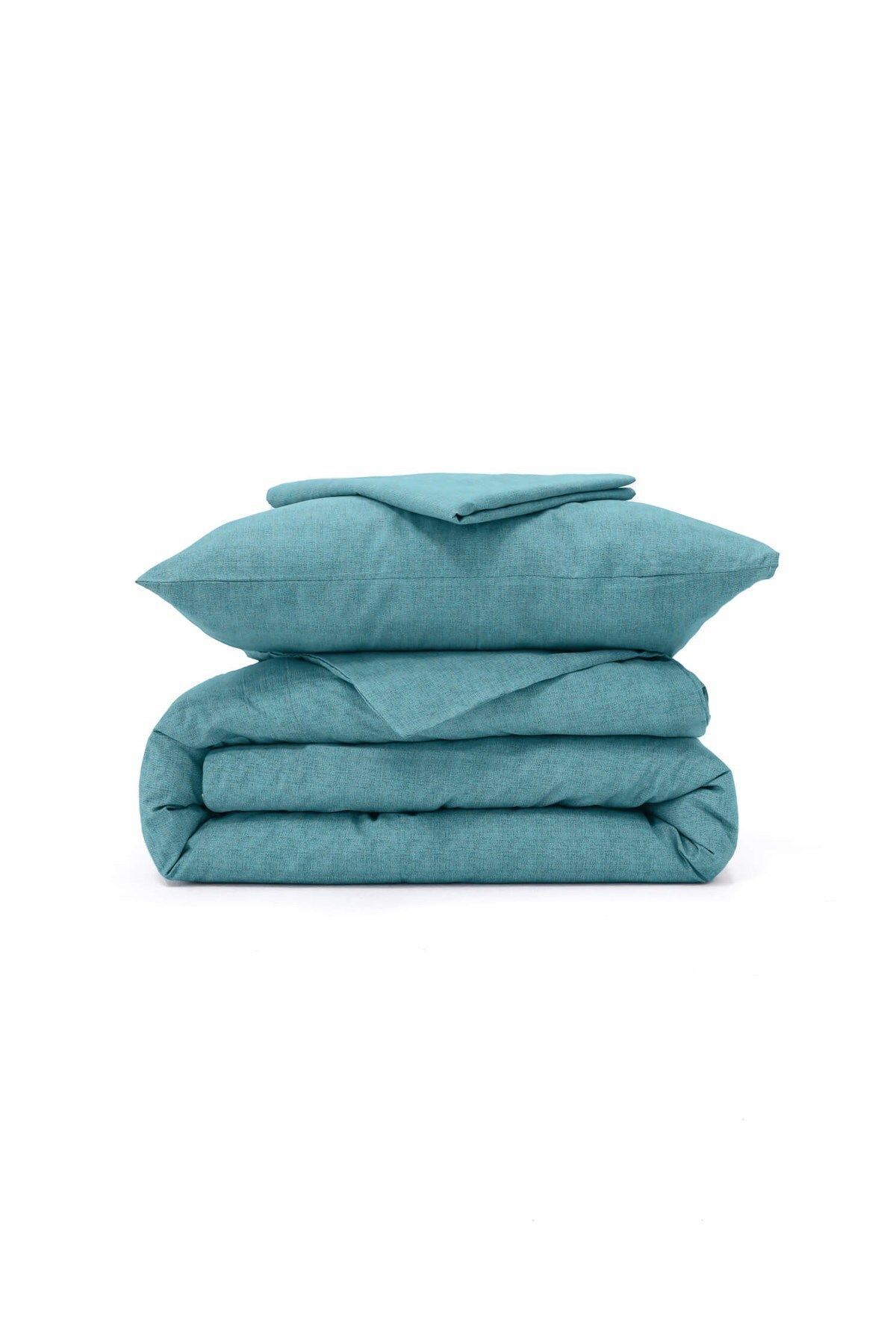 کاور لحاف یک نفره آبی مجموعه جلد دوتایی Duvet Gold Ranforce FAVORA