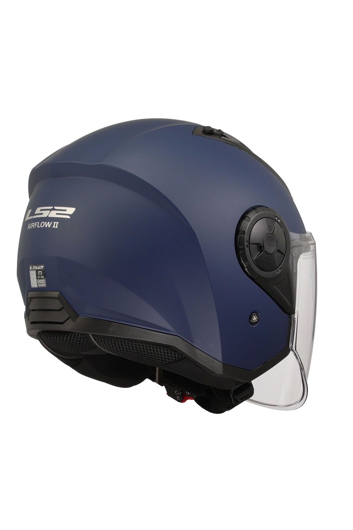 LS2-Airflow 2 - Matte Navy Blue Helmet 5