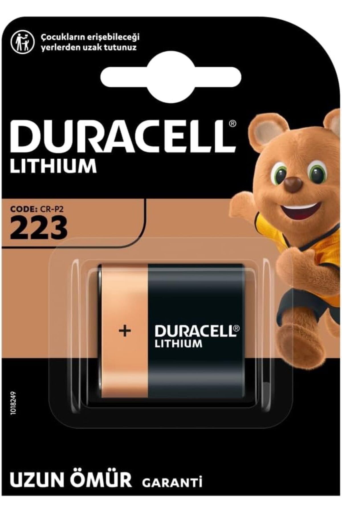STOREMAX cmllashop 223 Özel Yüksek Güçlü Lityum Fotoğraf Pili (1'li Paket) 6V (223 / CR-P2) Dijital Fot