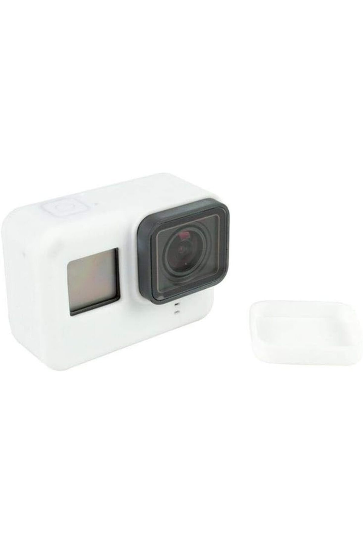 STOREMAX lbstorex Silikon Lens ve Koruyucu Kılıf Beyaz GoPro Hero 5 ile Uyumlu Newdsng 1116818