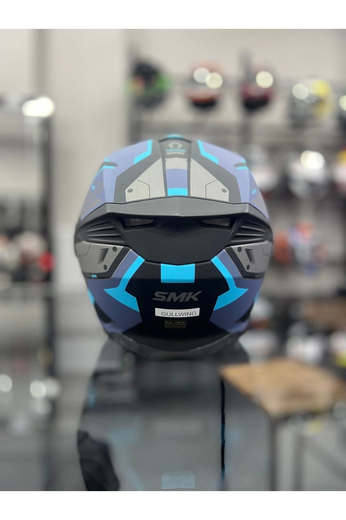 SMK-Gullwing Tekker Chin Opening Helmet WITH TRANSPARENT VISOR 3