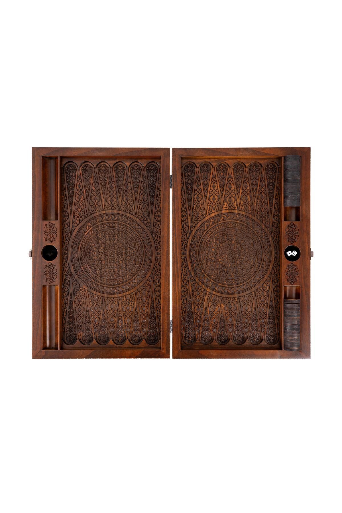Anadolia-Emerald-ü Phoenix Motif Backgammon 2