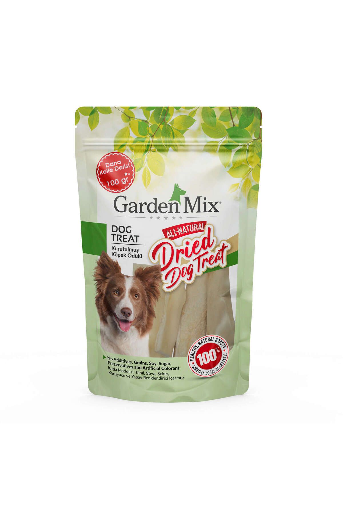 Gardenmix GARDEN MIX KURUTULMUŞ DANA KELLE DERISI 100 GR X 2 ADET GLSTD