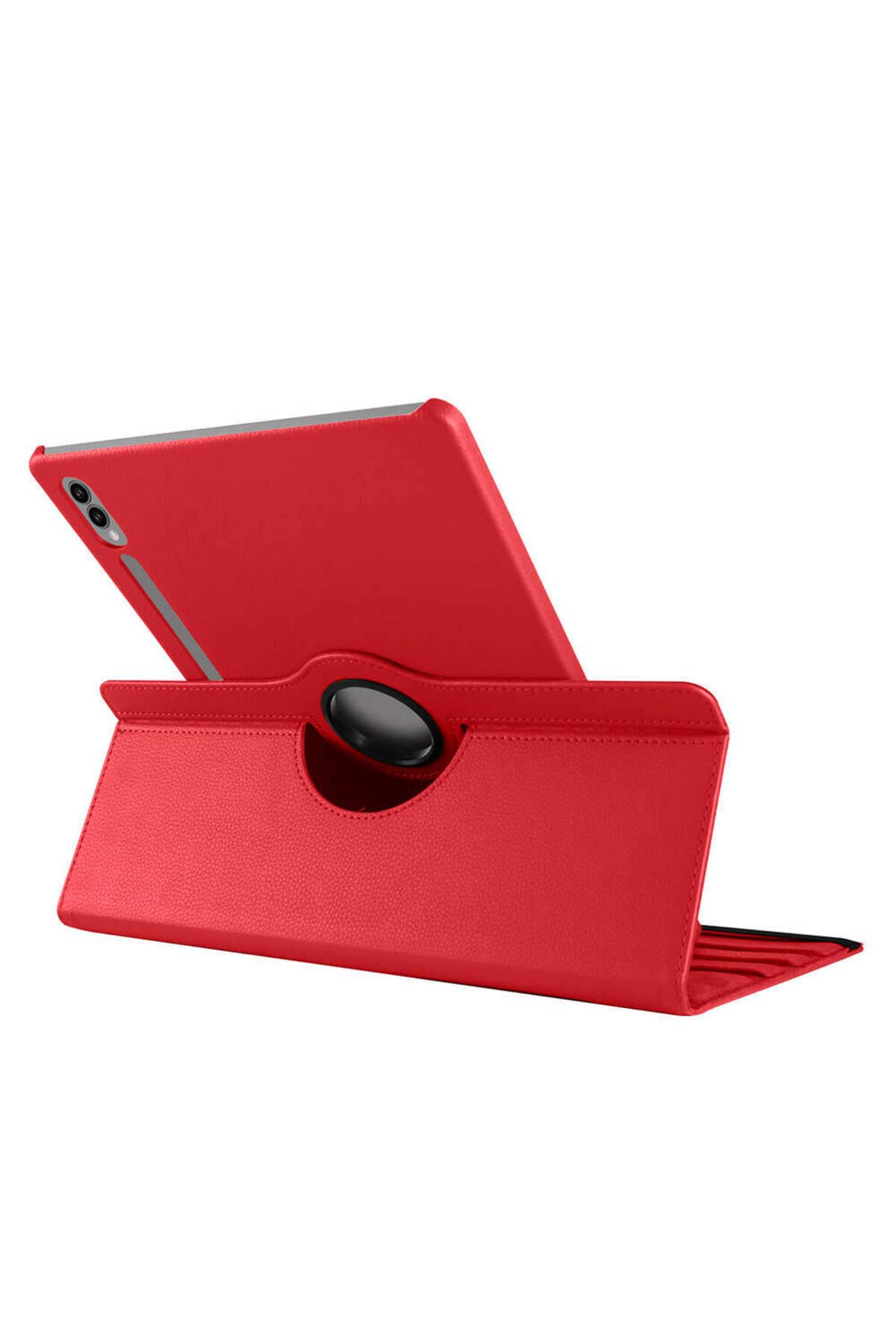 FUJİMAX-Samsung Galaxy Tab S10 Ultra Case 360 Degree Rotating Horizontal and Vertical Stand Leather Case 5