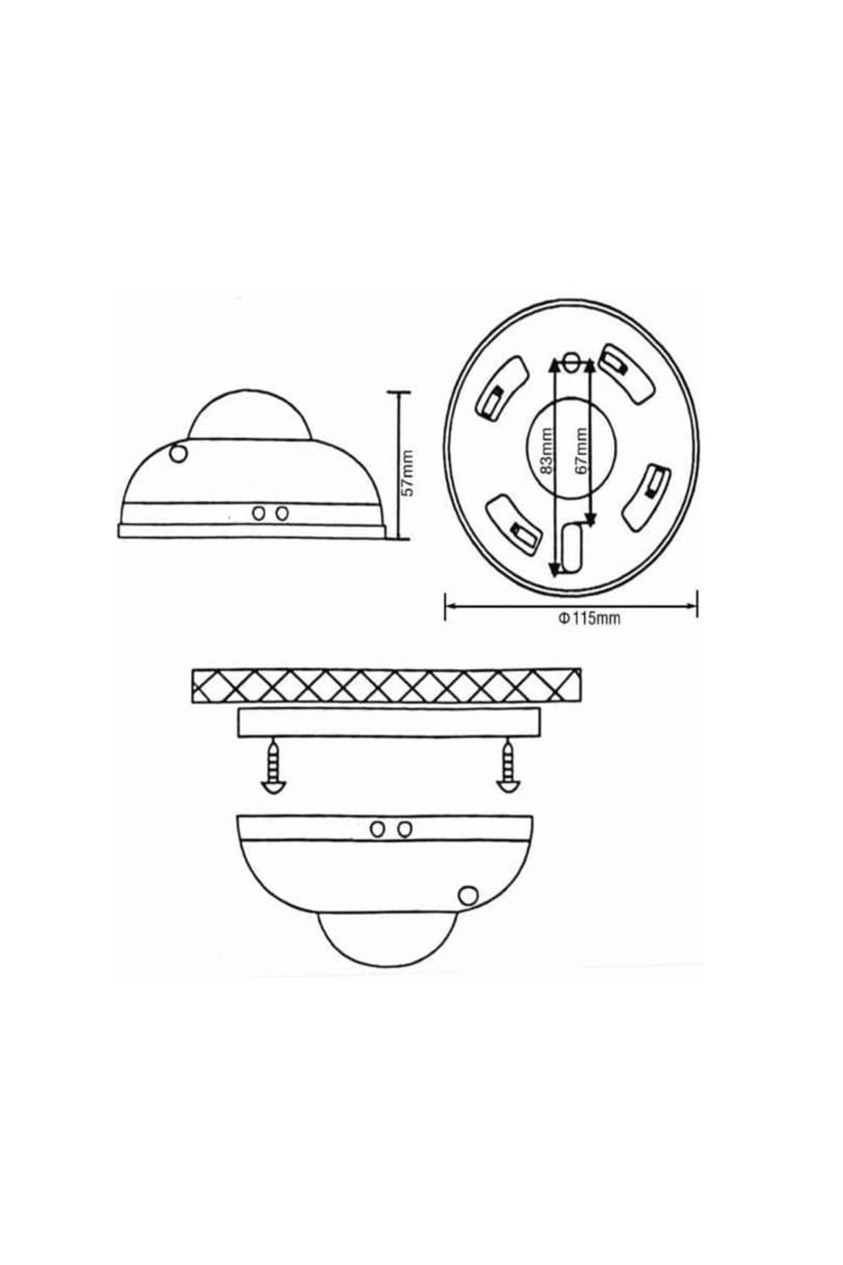 Cata-Ct-9243 Surface Mounted 360 Degree Sensor 6
