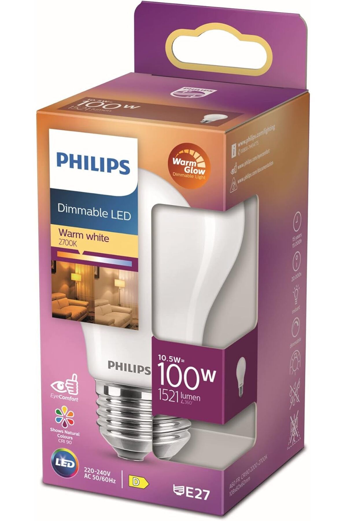 STOREMAX srhtDS LED classic 100W A60 E27 FR WGD90 SRT4 Desing 266450