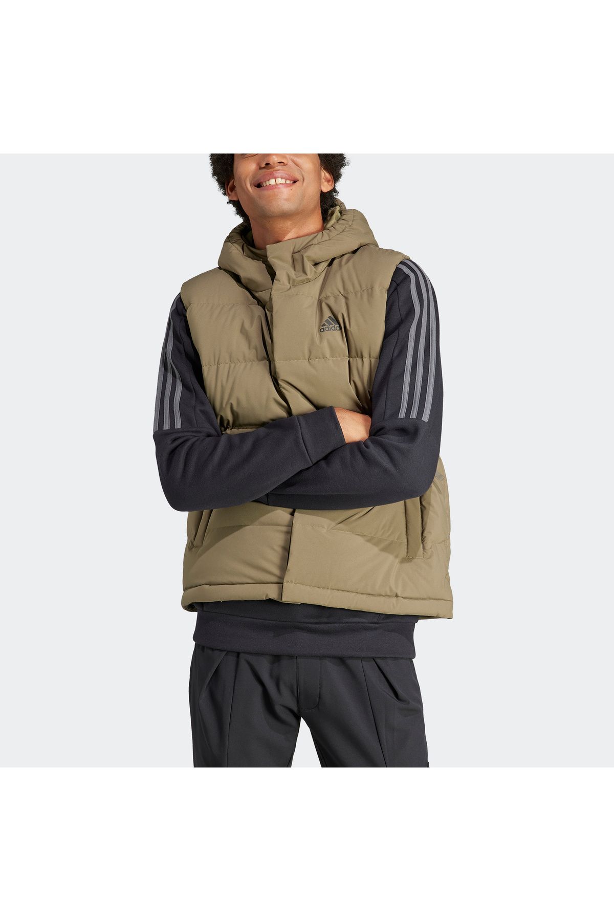 adidas Helıonıc Yeşil Erkek Yelek Ik3189
